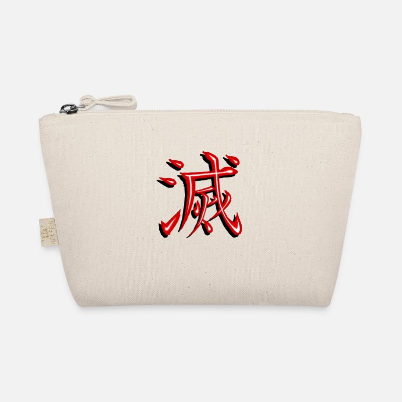 kage kanji Zerstörung - Bio-Täschchen - Natur