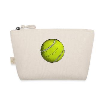 Tennis Ball Sticker Colorful Tennis Balls Illustration - Organic Pouch - nature - Front