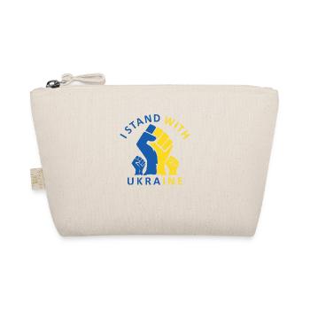 I Stand with Ukraine - Bio-Täschchen - Natur - Vorne