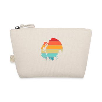 Vintage Bouldering Rock Climbing - Organic Pouch - nature - Front