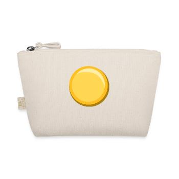 Gold Sticker Vorlage Template Icon Knopf - Bio-Täschchen - Natur - Vorne