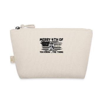 Merry 4th of you know... the Thing - Organic Pouch - nature - Front