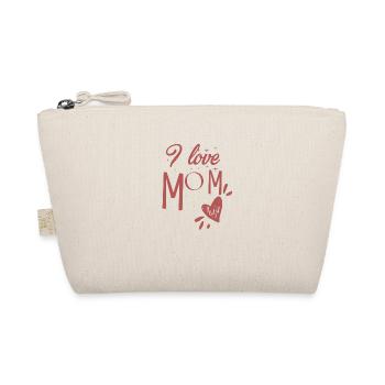 I love mom - Bio-Täschchen - Natur - Vorne