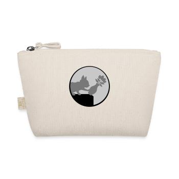 Flower vase falls down cat - Organic Pouch - nature - Front