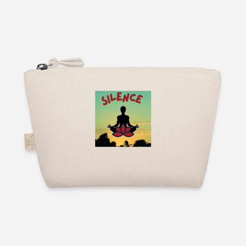 silence meditation Organic Pouch