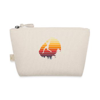 Vintage Mountain Climbing Retro Bouldering - Organic Pouch - nature - Front