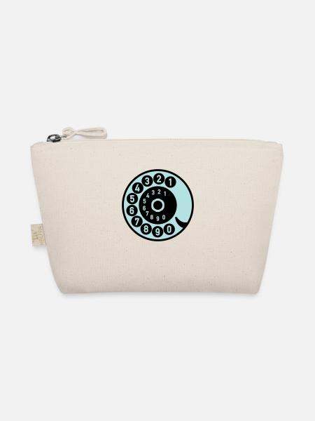 Dial Vintage Phone Call Retro Technologie - Trousse biologique - nature - Devant