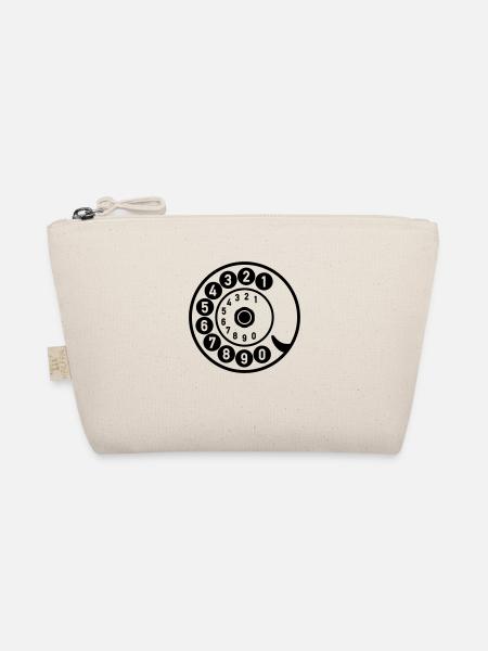 Dial Vintage Phone Call Retro Technologie - Trousse biologique - nature - Devant