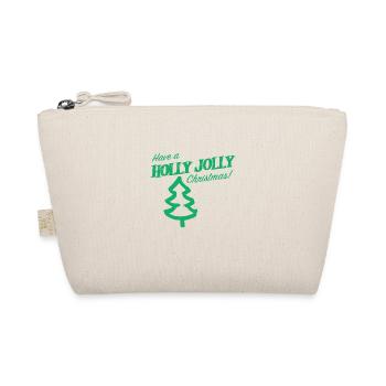 Have a Holly jolly christmas - Bio-Täschchen - Natur - Vorne