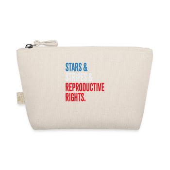 Stars & Stripes & Reproductive Rights - Bio-Täschchen - Natur - Vorne
