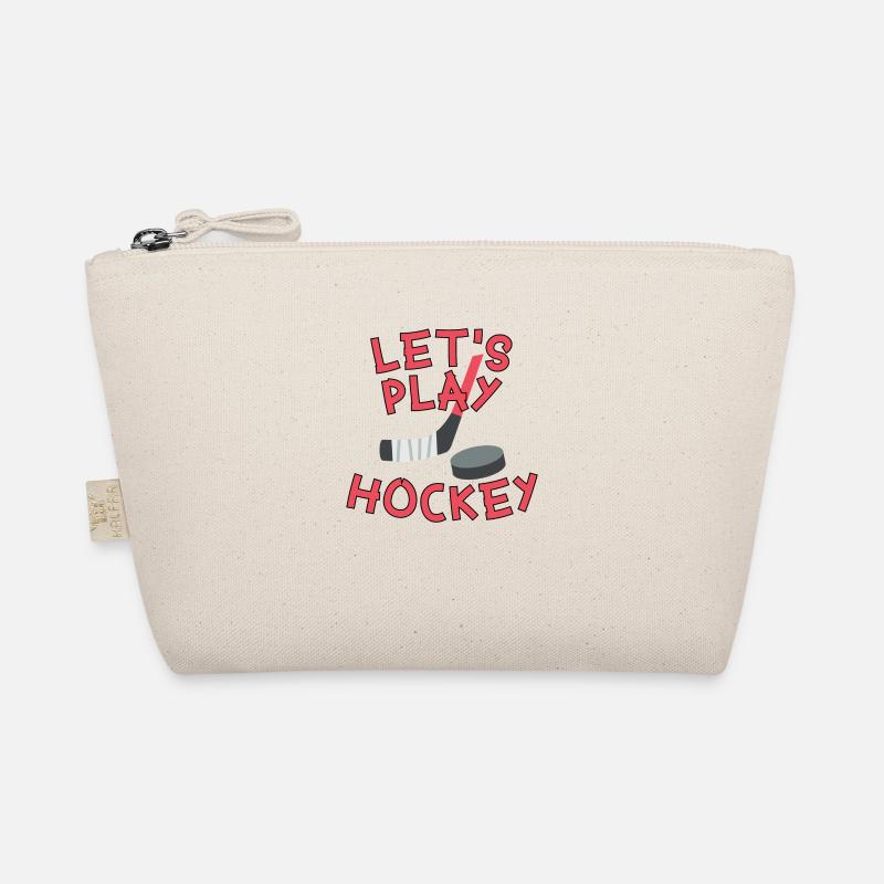 Let's play Hockey Original Geschenkidee Let's play Bio-Täschchen