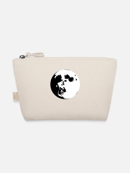 Moon (color customizable) - Organic Pouch - nature - Front