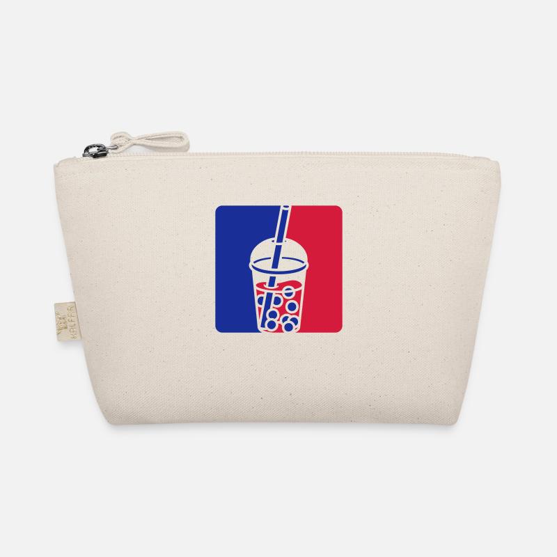 Blue Red Bubble Tea Organic Pouch