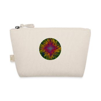 Abstract Flower Design - Organic Pouch - nature - Front