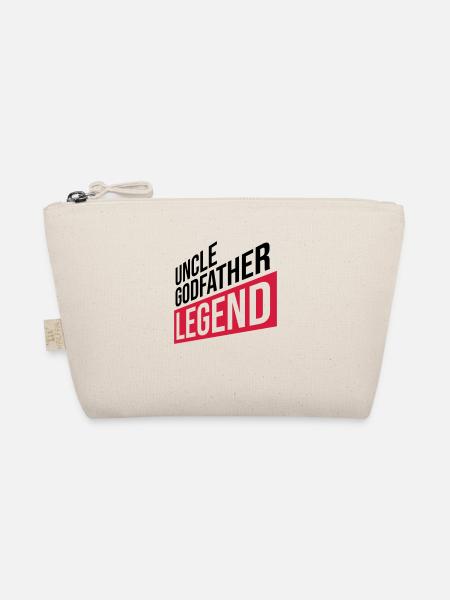 Uncle Godfather Legend Zitat - Bio-Täschchen - Natur - Vorne