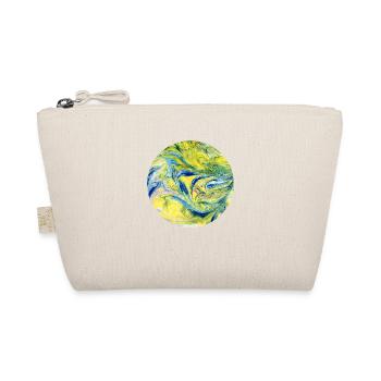Farbverlauf gelb blau - Bio-Täschchen - Natur - Vorne