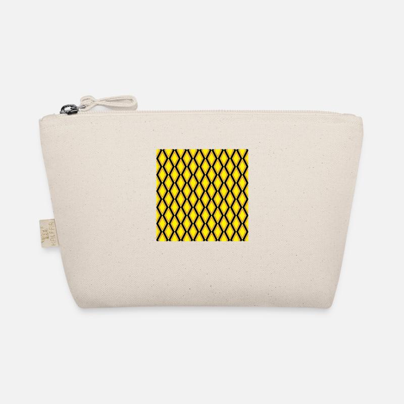 Kite diamond pattern Organic Pouch