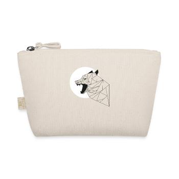Geometric Wolf - Organic Pouch - nature - Front