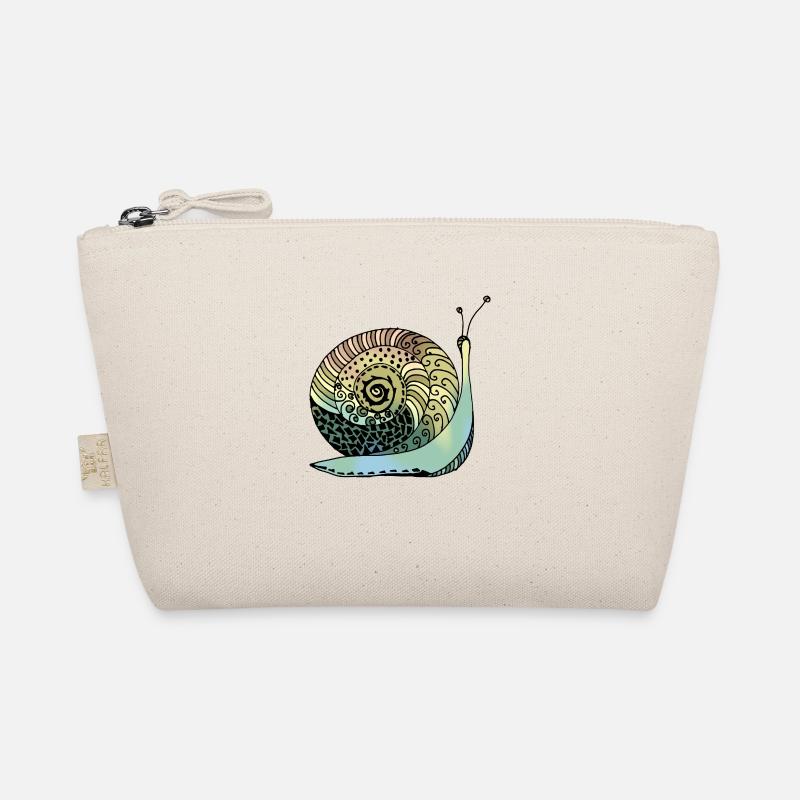 Snail - Organic Pouch - nature
