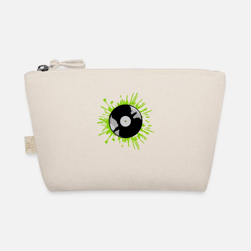 Color blobs vinyl record drops Organic Pouch