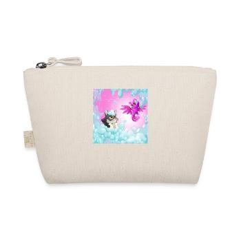 Cute cats in the bath - Organic Pouch - nature - Front