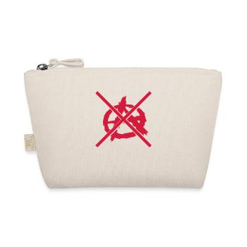 Forbidden no anarchy symbol - Organic Pouch - nature - Front
