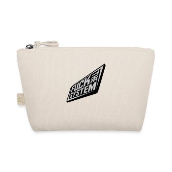 Punk fuck the system - Organic Pouch - nature - Front