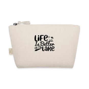 Life is better at the Lake - Organic Pouch - nature - Front
