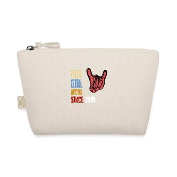 Cette fille rock depuis 1978 | Rock’n’Roll | Geschen - Trousse biologique - nature - Devant