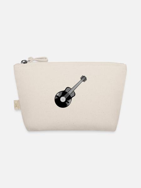 Guitariste vinyle jouant de la guitare - Trousse biologique - nature - Devant