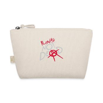 punks not dead quote - Organic Pouch - nature - Front