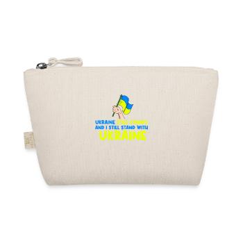 I am still a supporter Ukraine - Organic Pouch - nature - Front