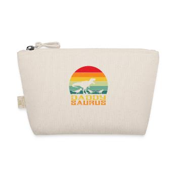 Daddy Saurus father saurus - Organic Pouch - nature - Front