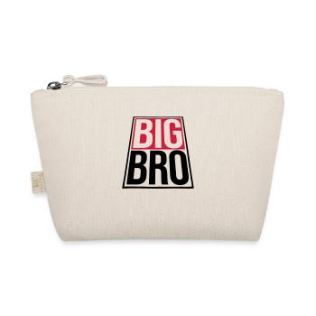 Geschwister Big Bro Logo - Bio-Täschchen - Natur - Vorne
