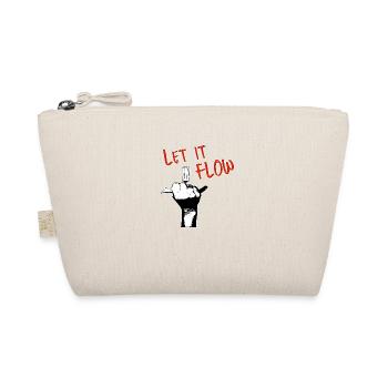 LET IT FLOW GIRL - Organic Pouch - nature - Front
