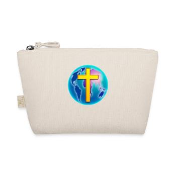 Worldwide Cross Symbol - Organic Pouch - nature - Front