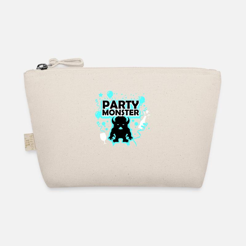 Party monster light blue Organic Pouch