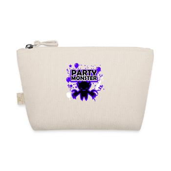 Party monster dark purple - Organic Pouch - nature - Front