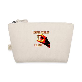Let life flow - Organic Pouch - nature - Front