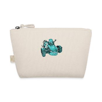 Trike Spyder turquoise - Organic Pouch - nature - Front