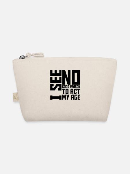 to act my age - Organic Pouch - nature - Front
