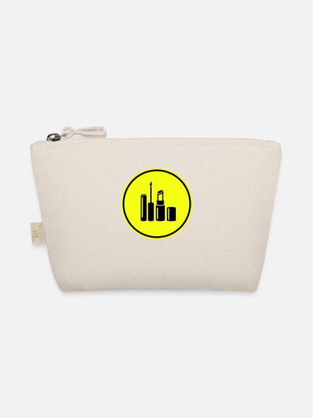 Make Up Cosmetics Icon - Organic Pouch - nature - Front