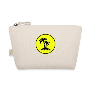 palme insel symbol - Bio-Täschchen - Natur - Vorne