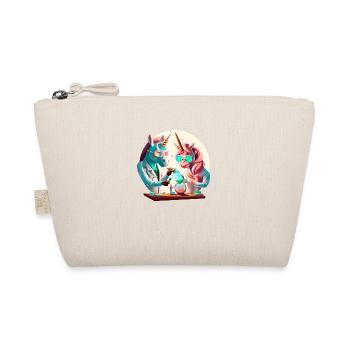 The chemistry is right - Two unicorns mix in the laboratory - Organic Pouch - nature - Front