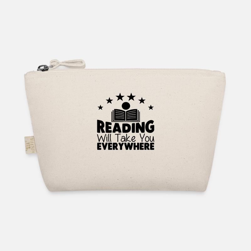 Reading Will Take You Everywhere Bio-Täschchen