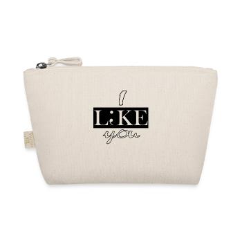 i like you - Bio-Täschchen - Natur - Vorne