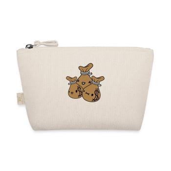 Money Bags Friends Team Crew - Organic Pouch - nature - Front