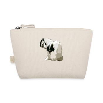 Pferd, Tinker , Pferd Tinker, Geschenkidee - Bio-Täschchen - Natur - Vorne