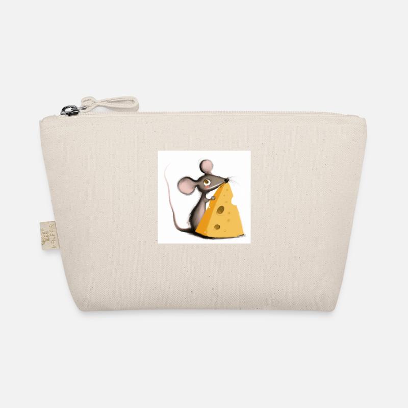 Süße Maus mit Käse Bio-Täschchen