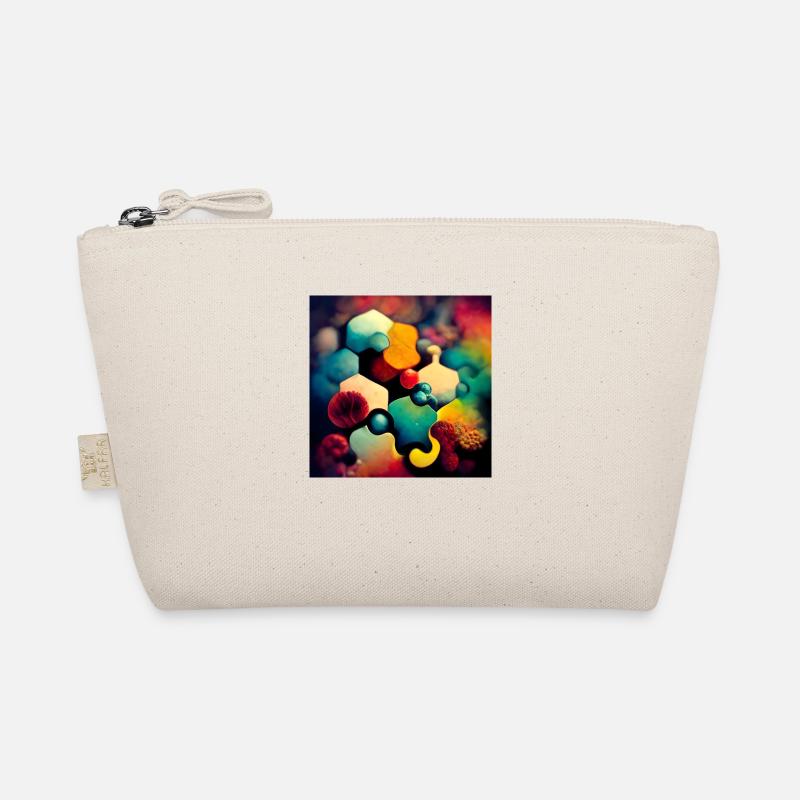 A puzzle with molecules - Organic Pouch - nature